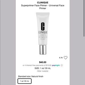CLINIQUE Superprimer Face Primer